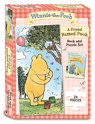 A Friend Named Pooh Bear Book & Puzzle Set