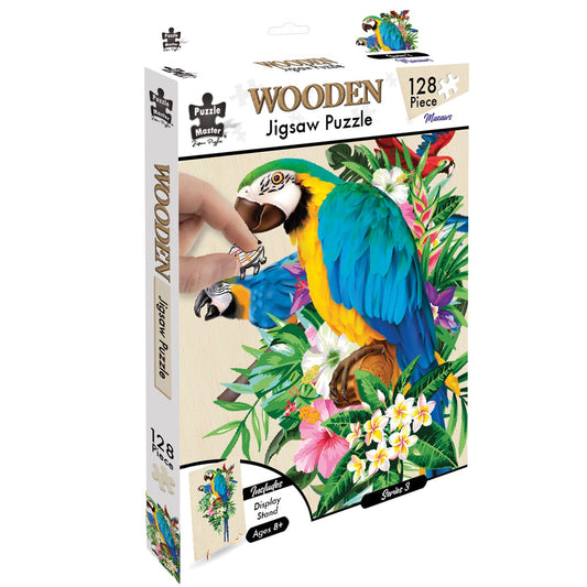 Wooden Puzzle Macaw