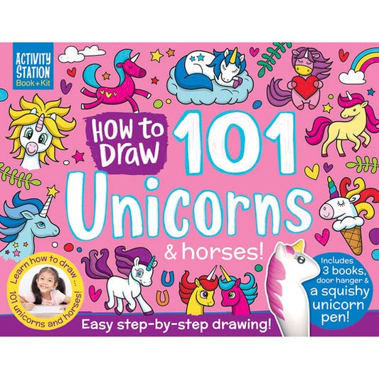 How To Draw 101 Unicorns and Horses