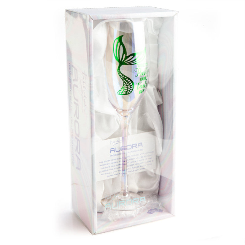 Party Tails Tallulah Aurora Champagne Flute