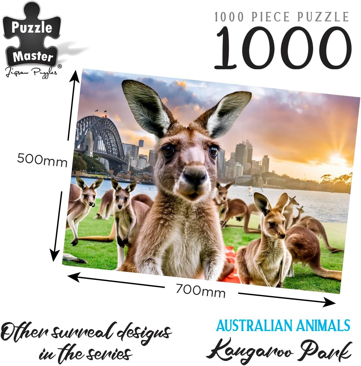 Kangaroo Park 1000pc Jigsaw Puzzle