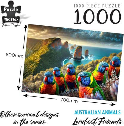 Lorikeet Friends 1000pc Jigsaw Puzzle