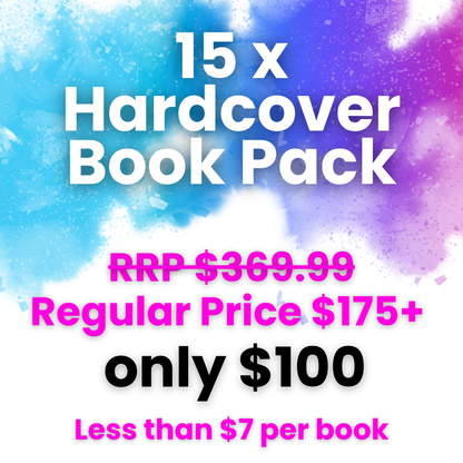 15 x Hardcover Book Pack