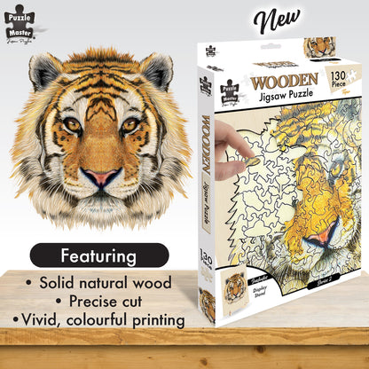 Wooden Puzzle Tiger