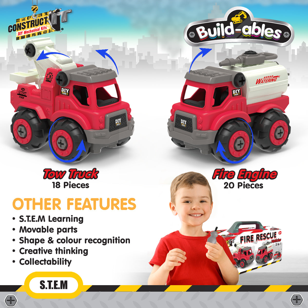 Buildables - Fire Rescue Set