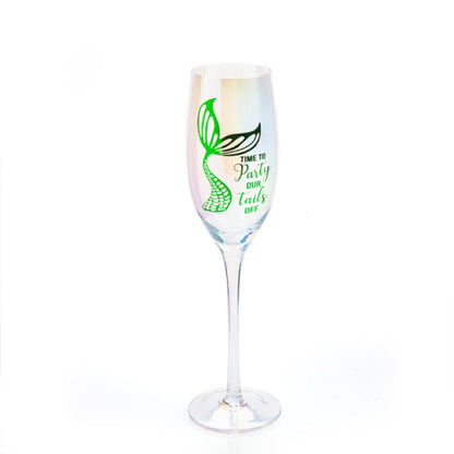 Party Tails Tallulah Aurora Champagne Flute