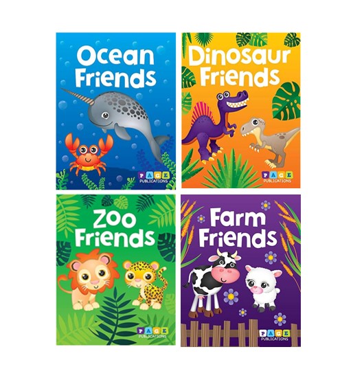 Animal Friends Board Book Set 4