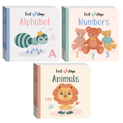 First Steps Board Book Set 3