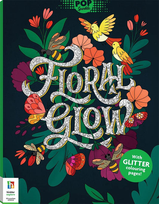 Floral Glow Colouring Book