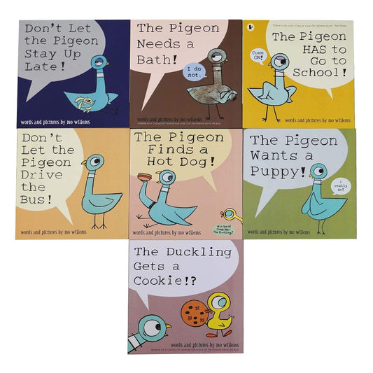 The Mo Willems Pigeon 7 Book Collection