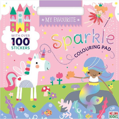 My Favourite Sparkle Colouring Pad