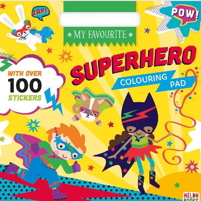 My Favourite Superhero Colouring Pad