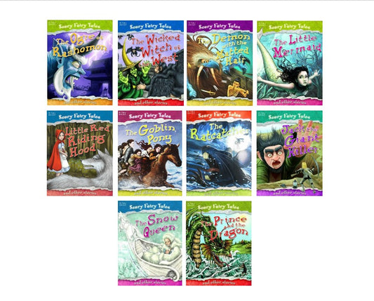 Scary Fairy Tales Collection - 10 Book Pack