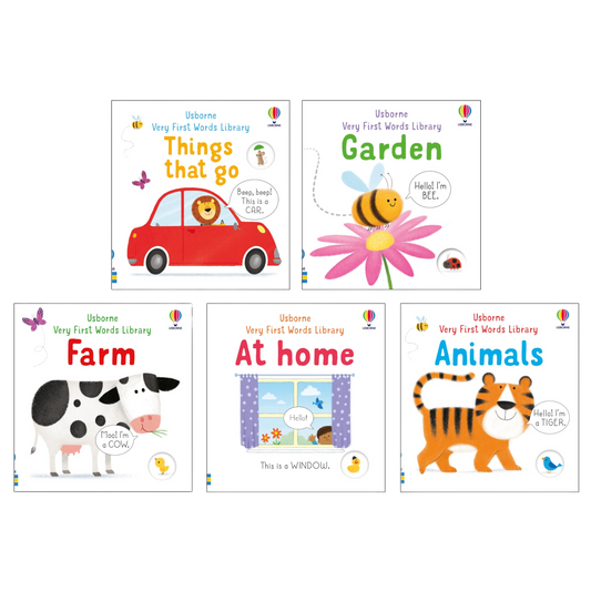 Very First Words Library Board Book Set 5