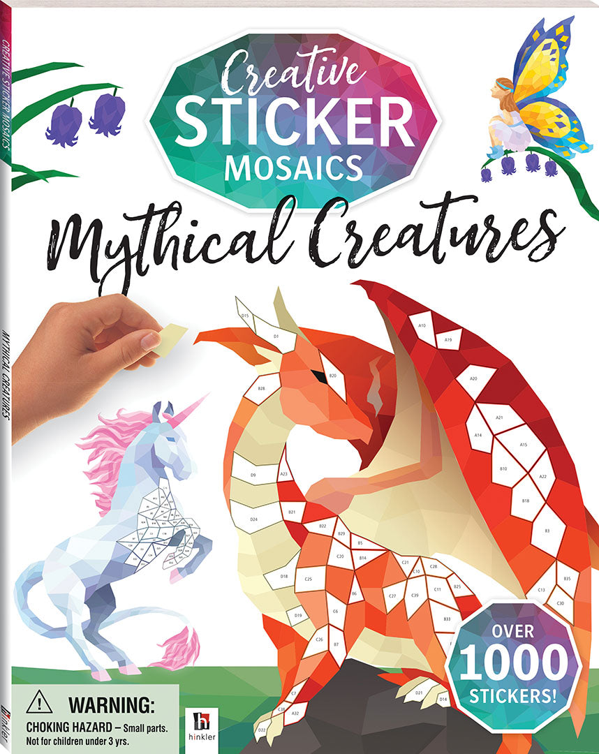 Creative Stickers Mosaic Mythical Creatures