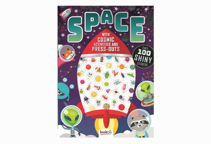 Space Metallic Puffy Stickers