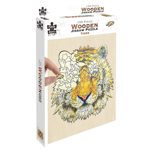 Wooden Puzzle Tiger