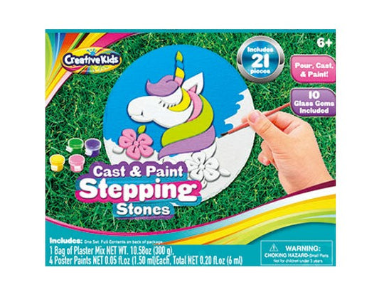 Cast & Paint Unicorn Stepping Stones