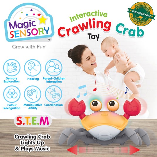 Crawling Crab Musical Interactive Toy