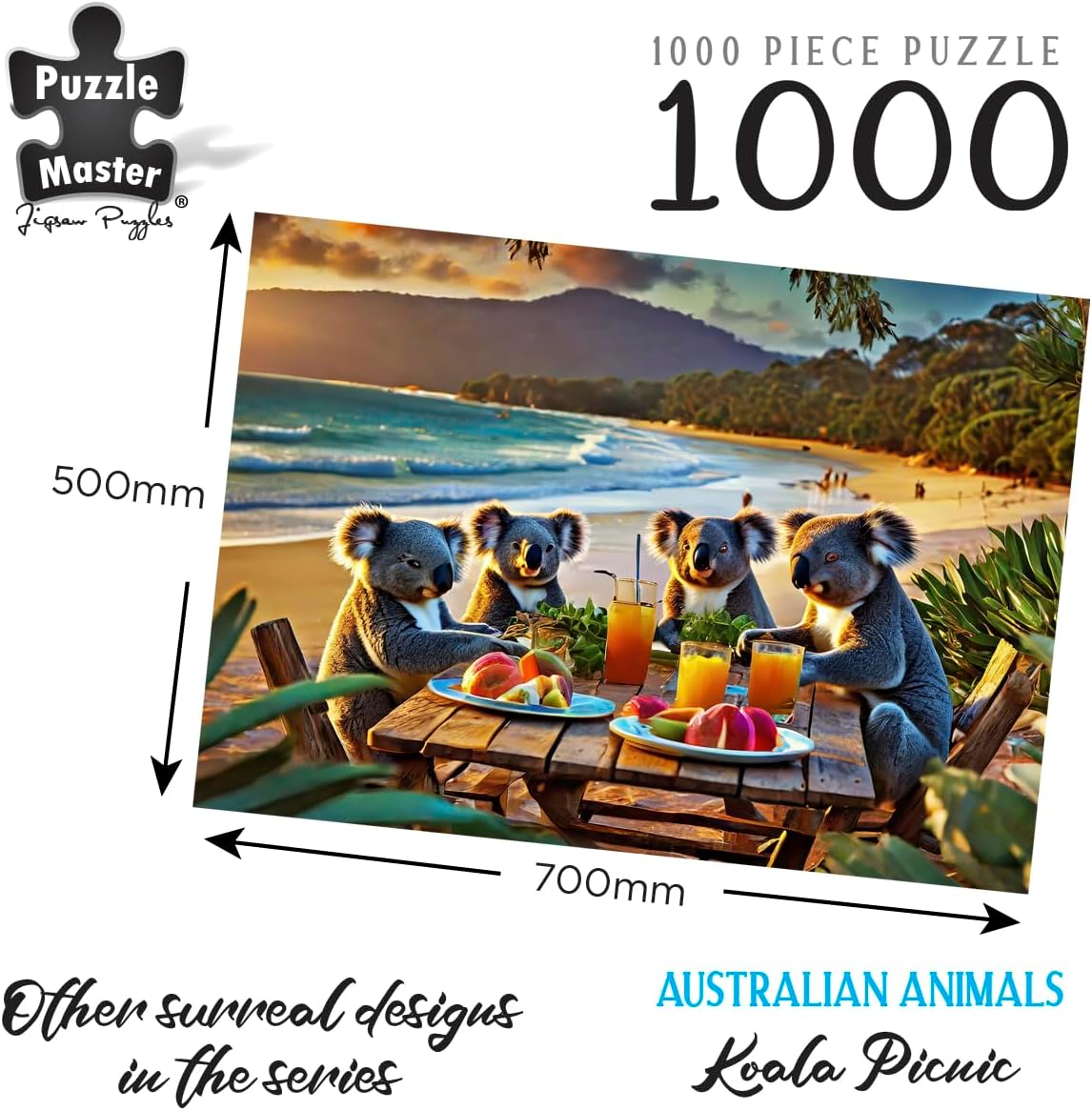 Koala Picnic 1000pc Jigsaw Puzzle