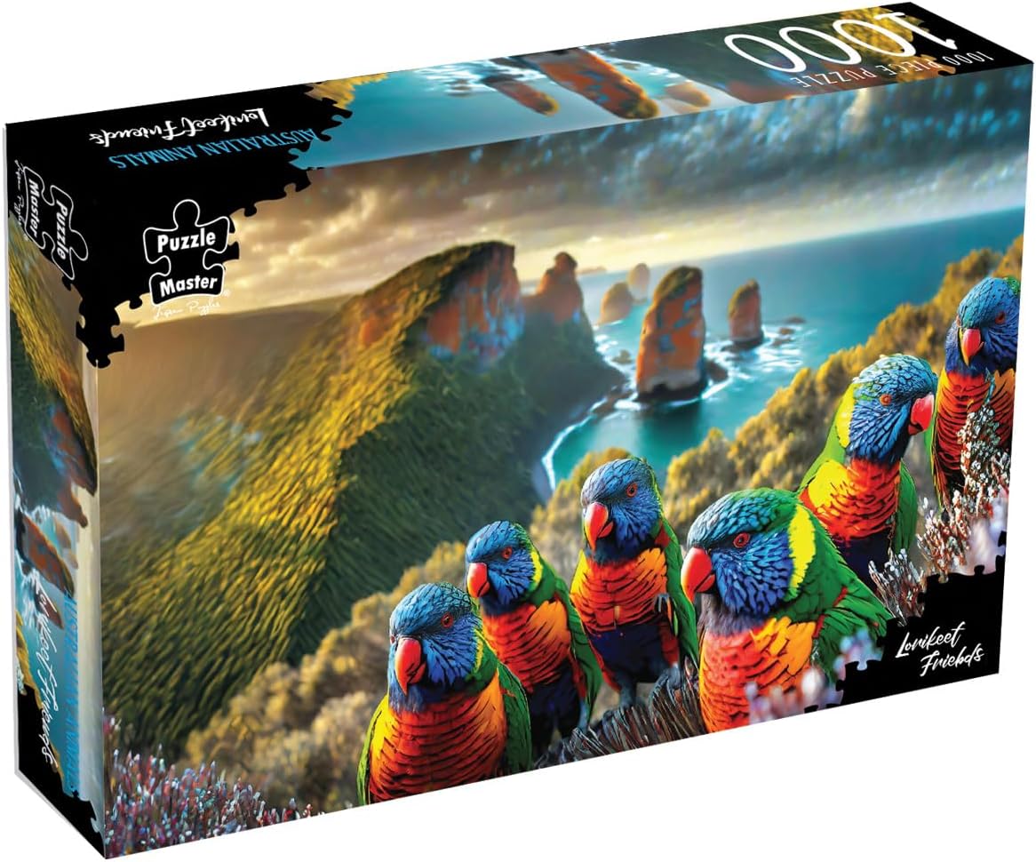 Lorikeet Friends 1000pc Jigsaw Puzzle