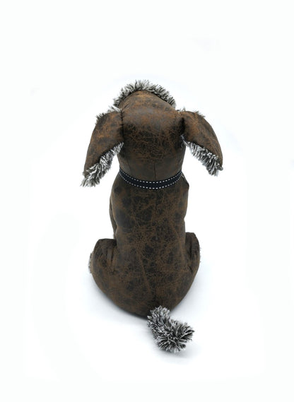 Leatherette Dog Doorstop