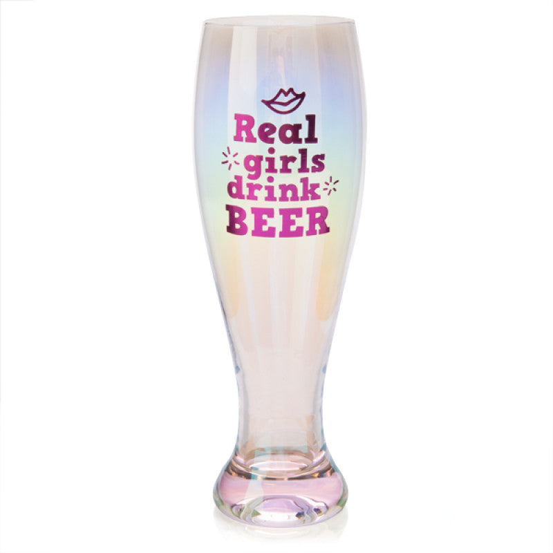 Real Girls Drink Beer Tallulah Aurora Pilsner Glass