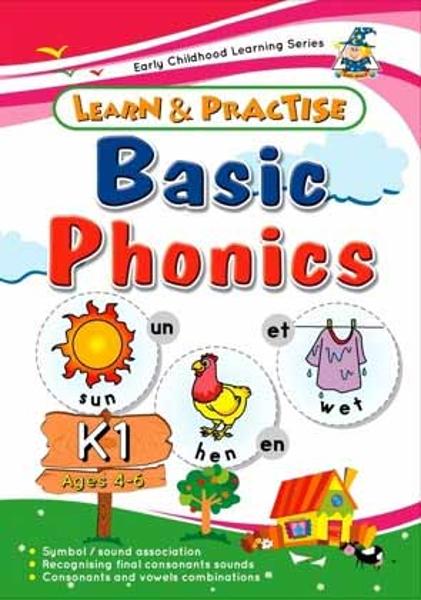 Learn & Practice Workbook Basic Phonics K1