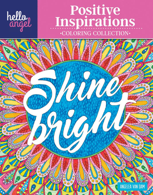 Hello Angel Positive Inspirations Colouring Collection