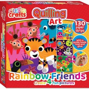 Quilling Art - Rainbow Friends