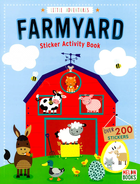 Little Adventures Farmyard Sticker Activity Book