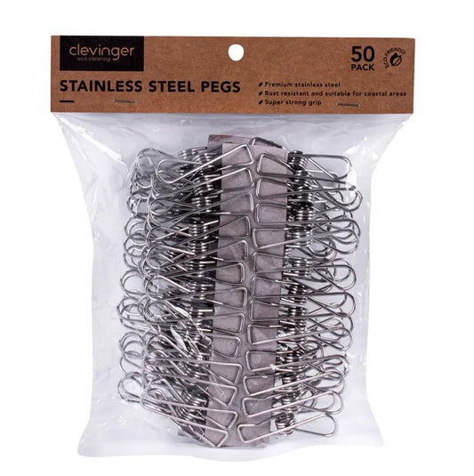 Stainless Steel Pegs 50pk