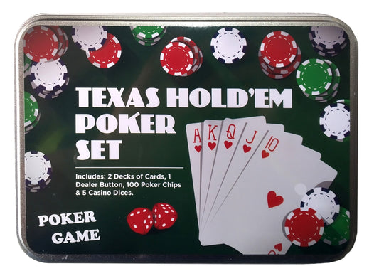 Texas Holdem Poker 100pc Set